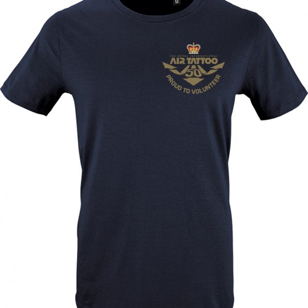 Protected: Unisex T-shirt – small print (gold) left chest/Trust logo print left sleeve